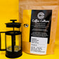 Roasted & Ground coffee with 350ml french press FREE