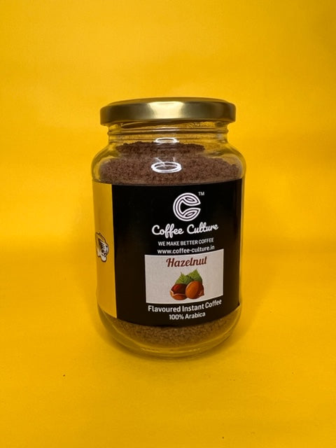 Flavoured Instant Coffee-Hazelnut 100gms