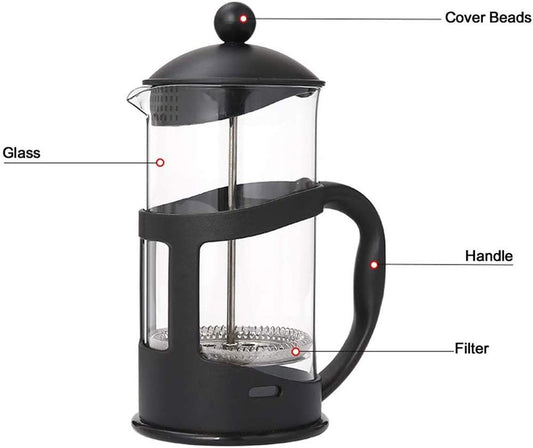 French press 600 ml coffee maker